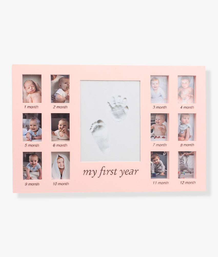 Elegant Smockers LK | Newborn 12 Months Hand and Foot Print Commemorative Photo Frame | Sri Lanka