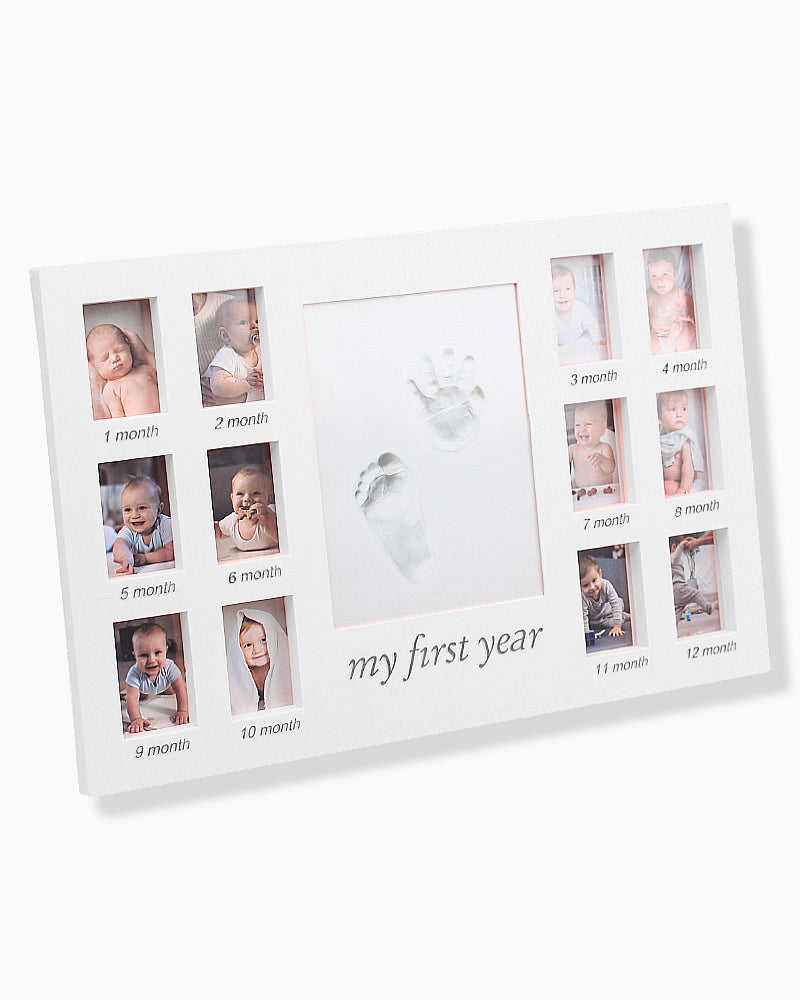 Elegant Smockers LK | Newborn 12 Months Hand and Foot Print Commemorative Photo Frame | Sri Lanka