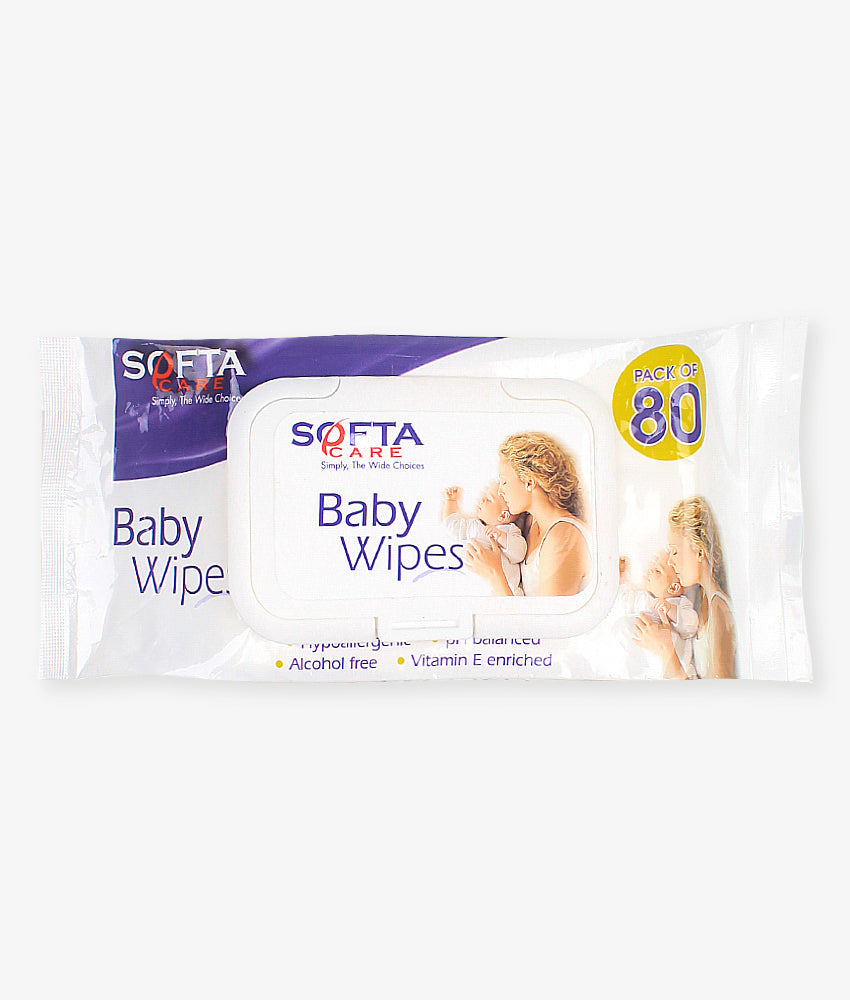 Elegant Smockers LK | Softa Care - Baby Wipes - Pack of 80 | Sri Lanka