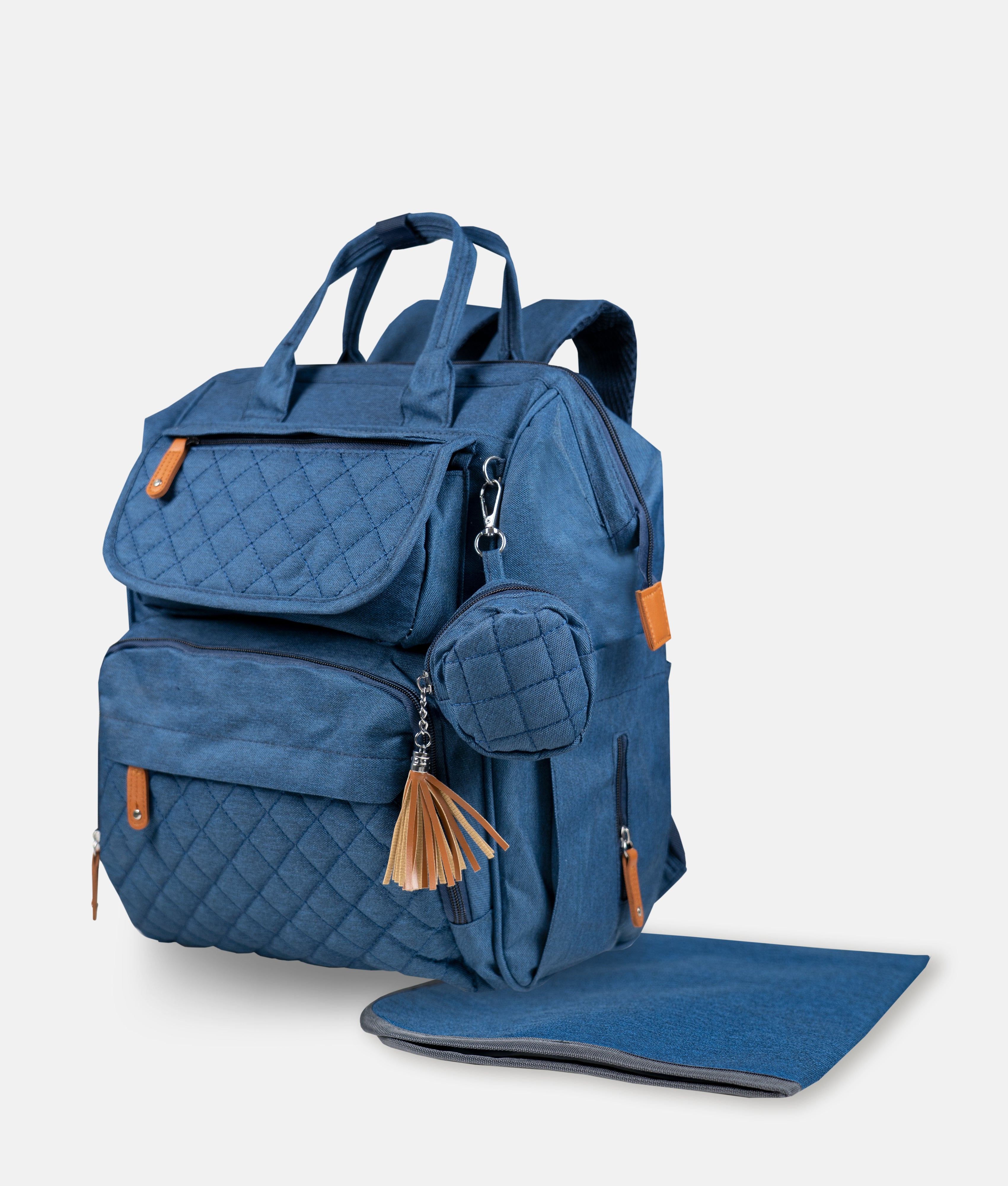 Elegant Smockers LK | Stylish Mommy Backpack - Royal Blue | Sri Lanka