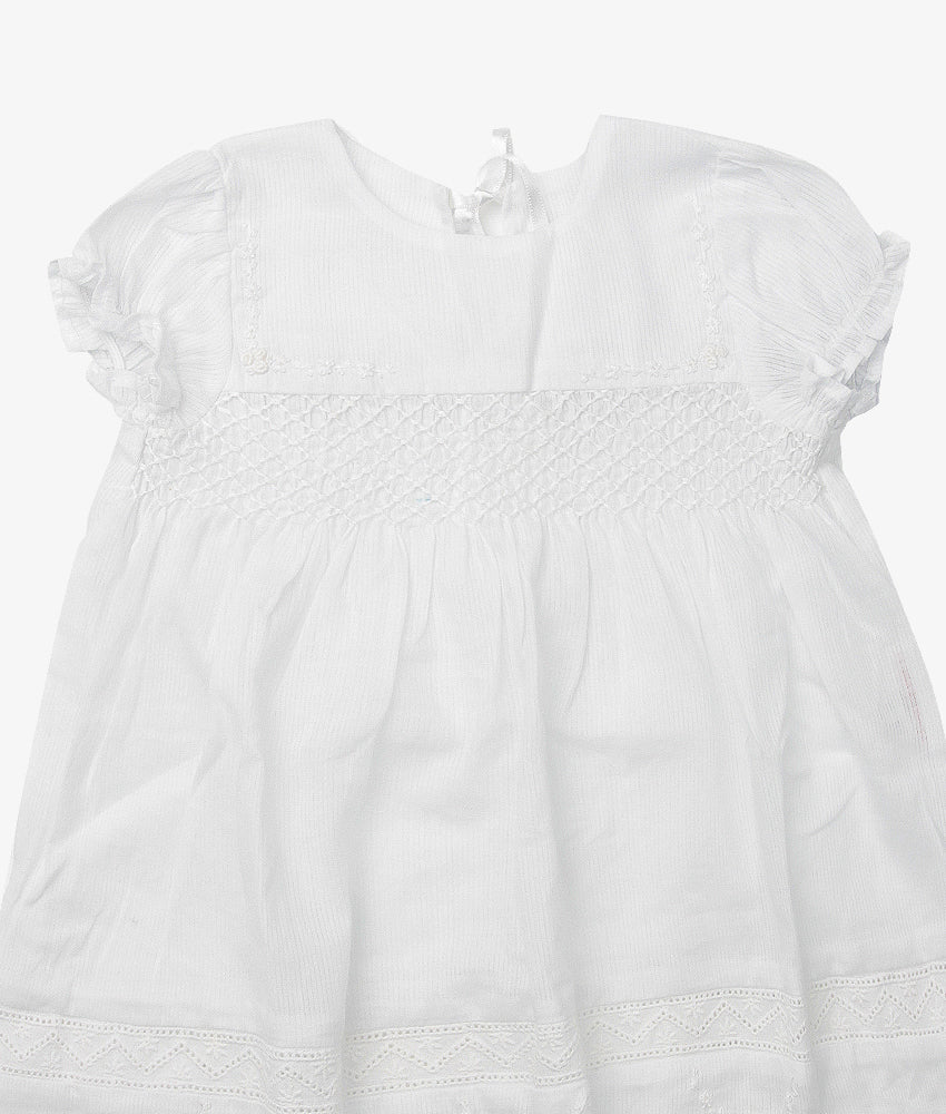 Elegant Smockers LK | Take Me Home Baby Outfit - White | Sri Lanka