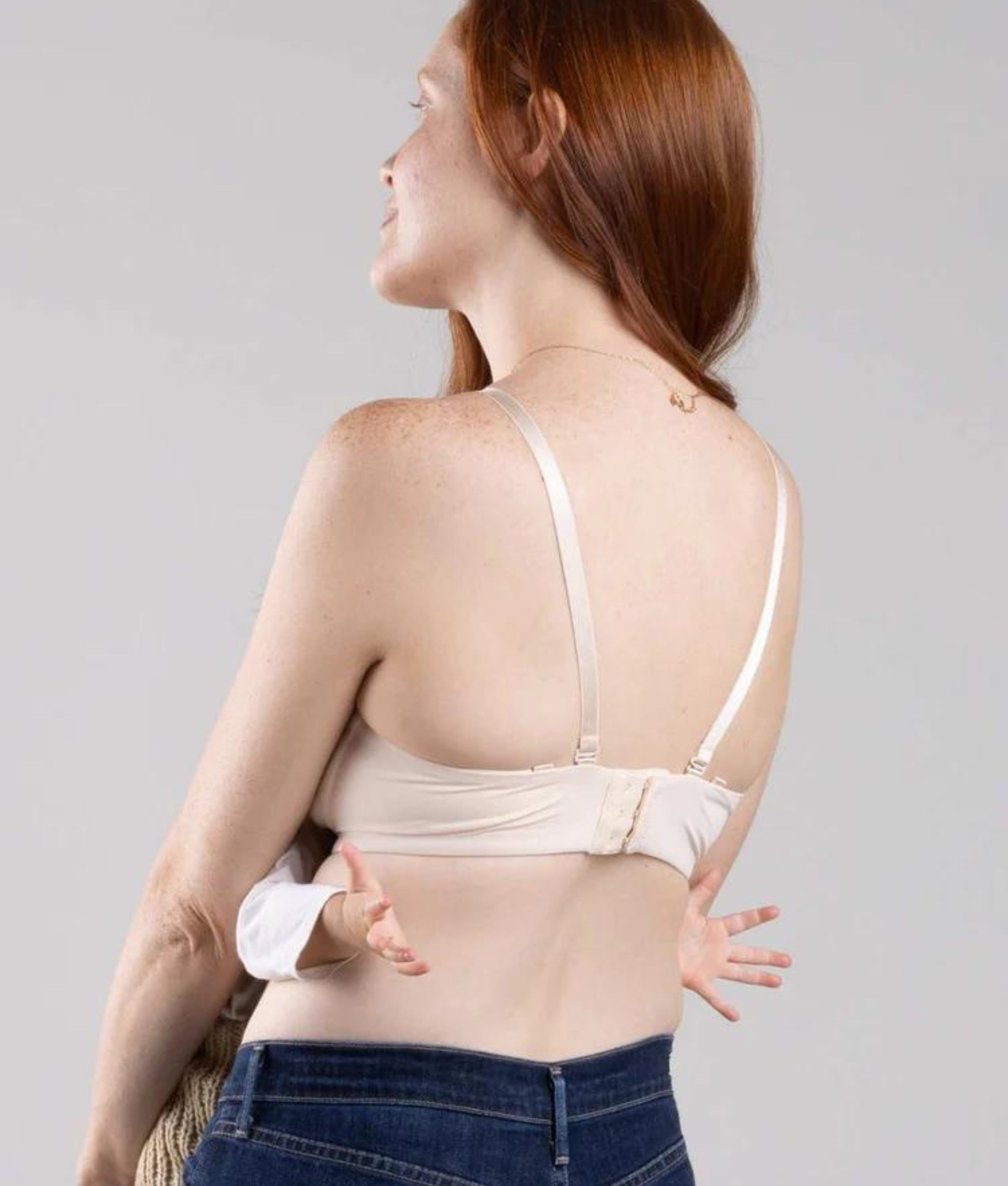 Elegant Smockers LK | Undercover Maternity, Nursing & Beyond T-Shirt Braâ„¢ | Cream | Sri Lanka