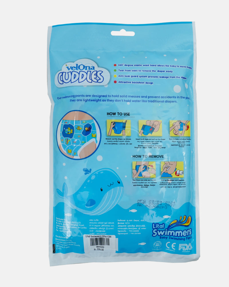 Elegant Smockers LK | Velona Cuddles Baby Swimming Pants (Up to 2years) | Sri Lanka