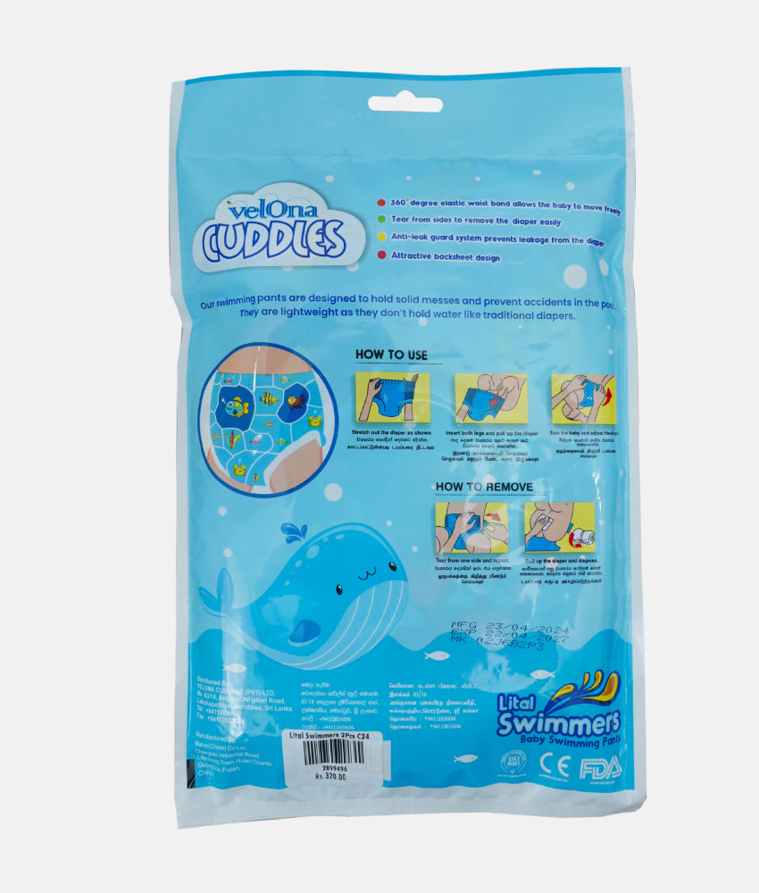 Elegant Smockers LK | Velona Cuddles Baby Swimming Pants (Up to 2years) | Sri Lanka
