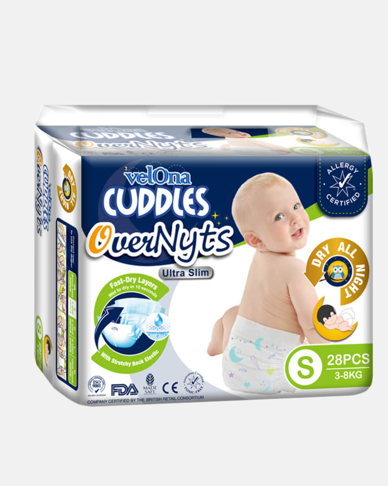 Elegant Smockers LK | Velona OverNyts Baby Diapers - Jumbo Pack (Small) | Sri Lanka