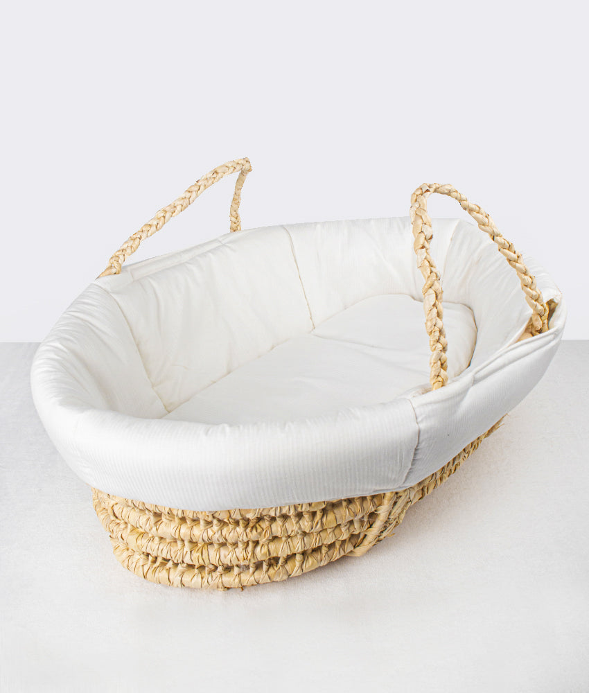 Elegant Smockers LK | Baby Moses Basket & Liner with Hood | Sri Lanka