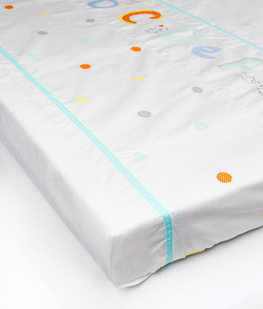Elegant Smockers LK | Baby Cot Sheet – Alphabet Theme | Sri Lanka