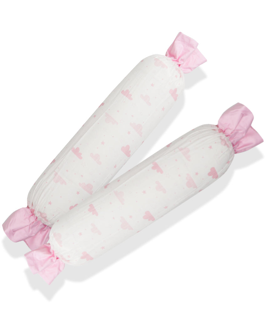 Bolster Pillow Cover Pink Cloud Theme Shop online Elegant