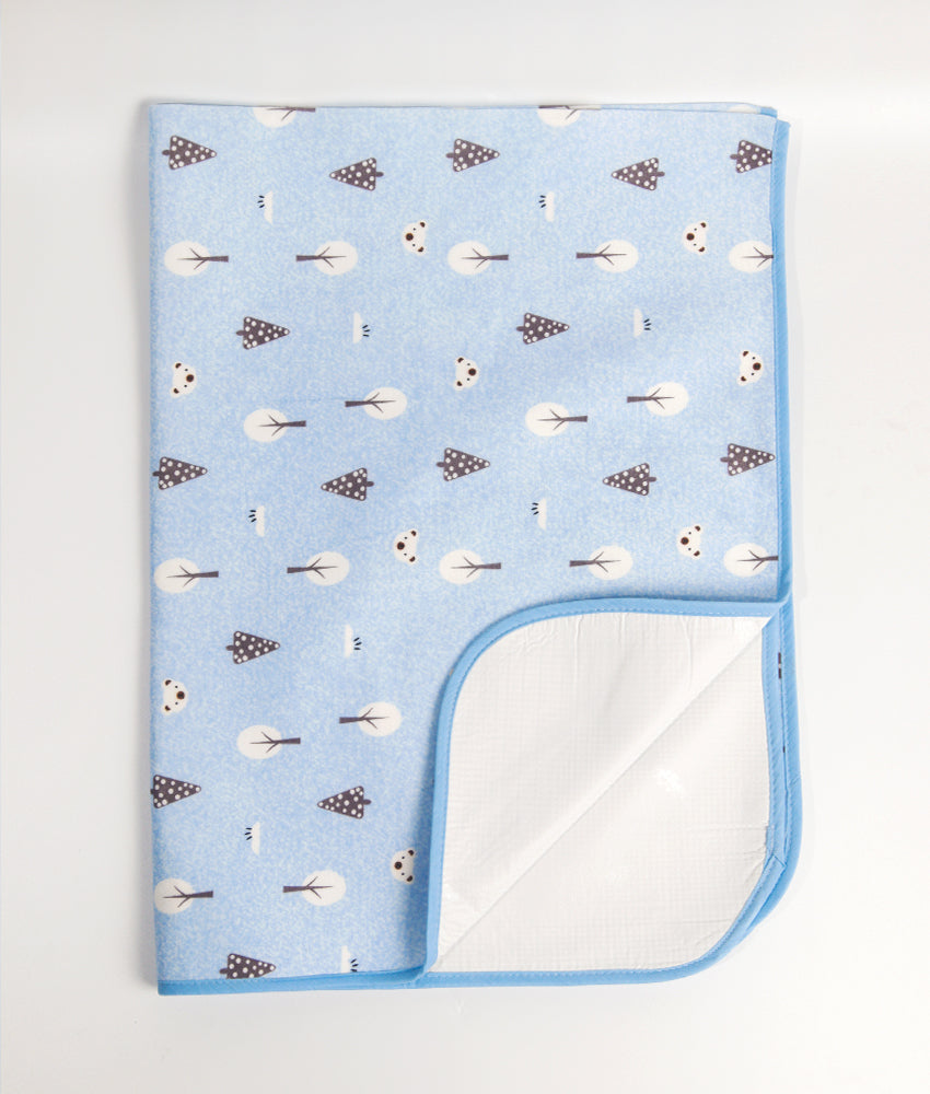 Elegant Smockers LK | Baby Rubber Sheet - Snow Bear Print | Sri Lanka
