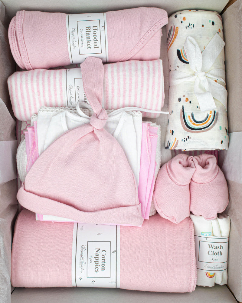 Elegant Smockers LK | Baby Hospital Pack - Pink | Sri Lanka