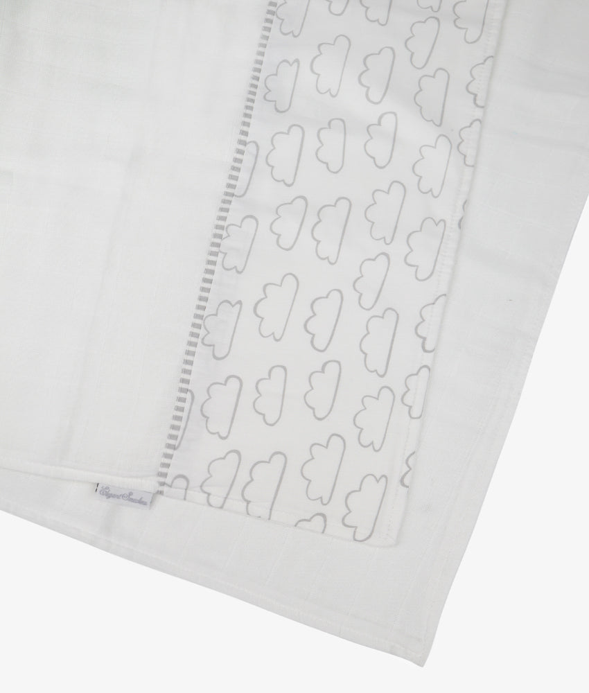 Elegant Smockers LK | Baby Bath Towel – Cloudy Theme | Sri Lanka