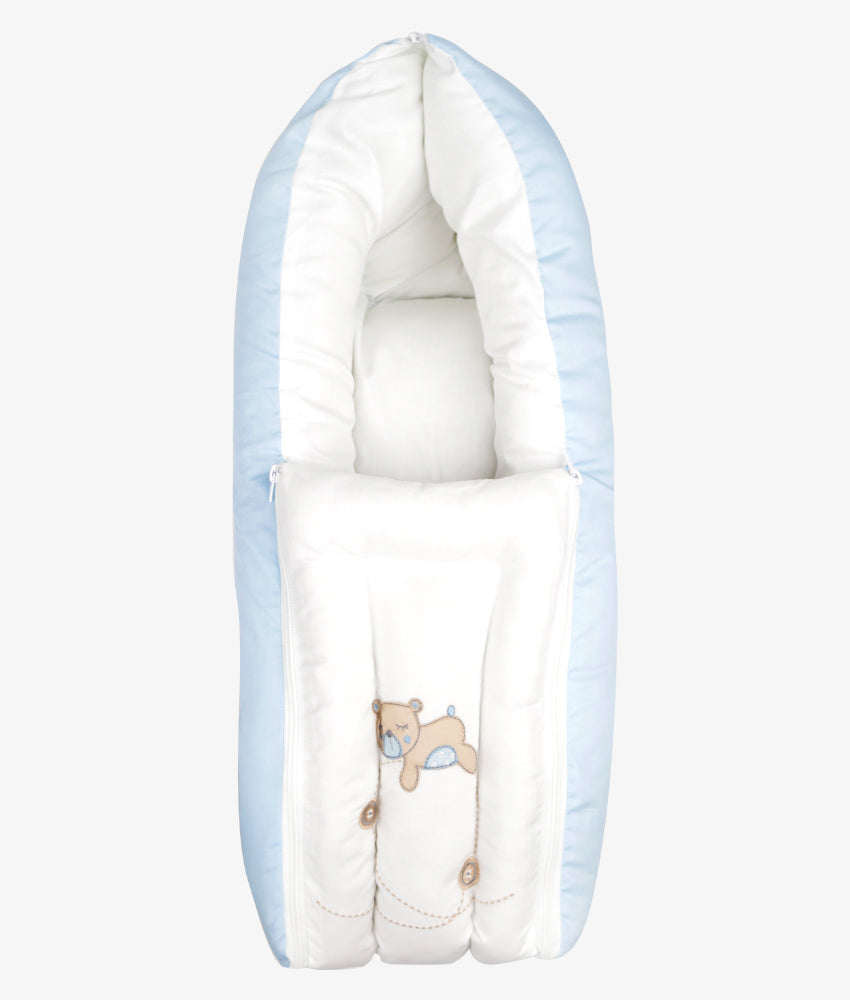 Elegant Smockers LK | Baby Carry Quilt – Blue Bear Theme | Sri Lanka