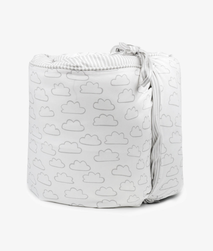 Elegant Smockers LK | Baby Cot Bumpers – Cloudy Theme | Sri Lanka