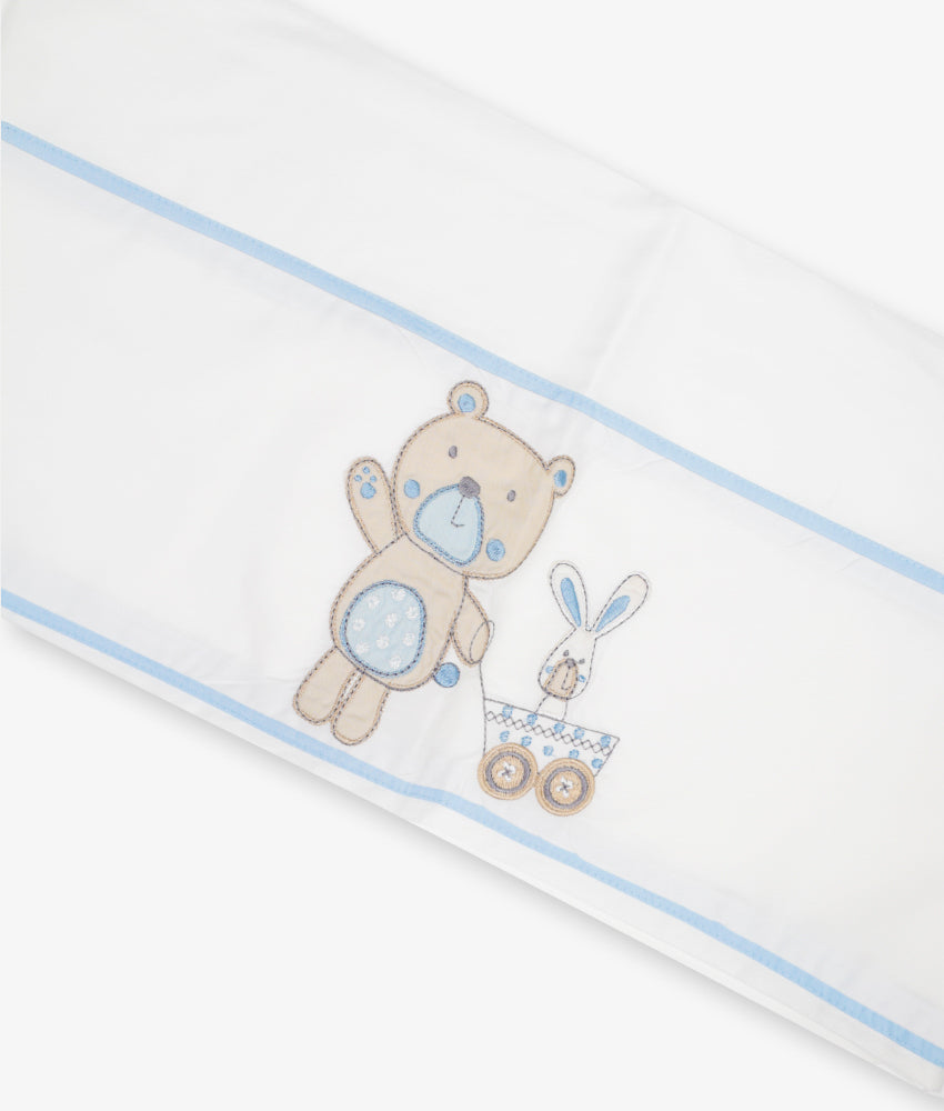 Elegant Smockers LK | Baby Cot Sheet β Blue Bear Theme | Sri Lanka
