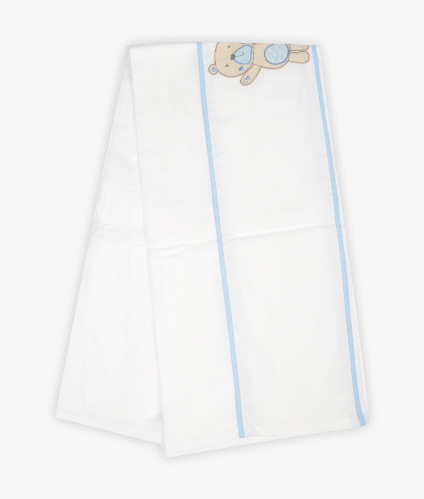 Elegant Smockers LK | Baby Cot Sheet β Blue Bear Theme | Sri Lanka