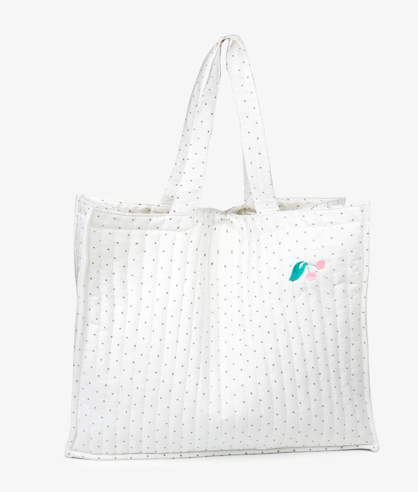 Elegant Smockers LK | XL Baby Tote Bag – Cherry Theme | Sri Lanka