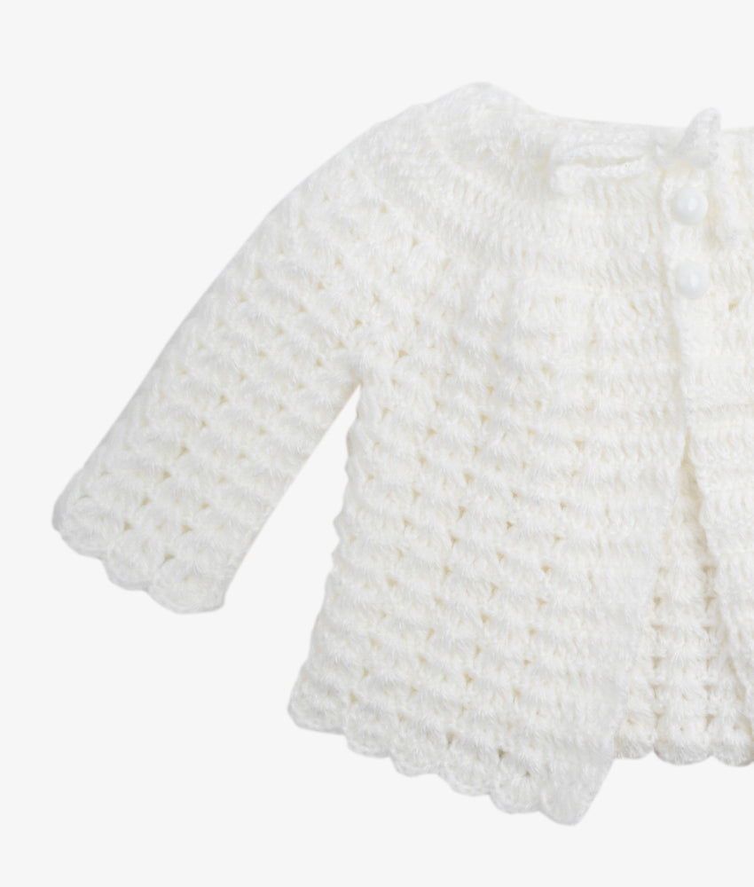 Elegant Smockers LK | Crochet Baby Cardigan | Sri Lanka