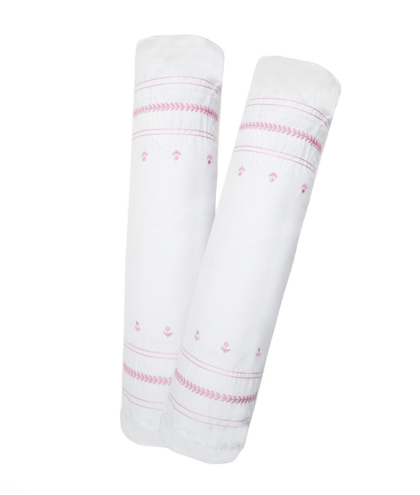 Elegant Smockers LK | Bolster Pillow Cover – Eden Pink Theme | Sri Lanka