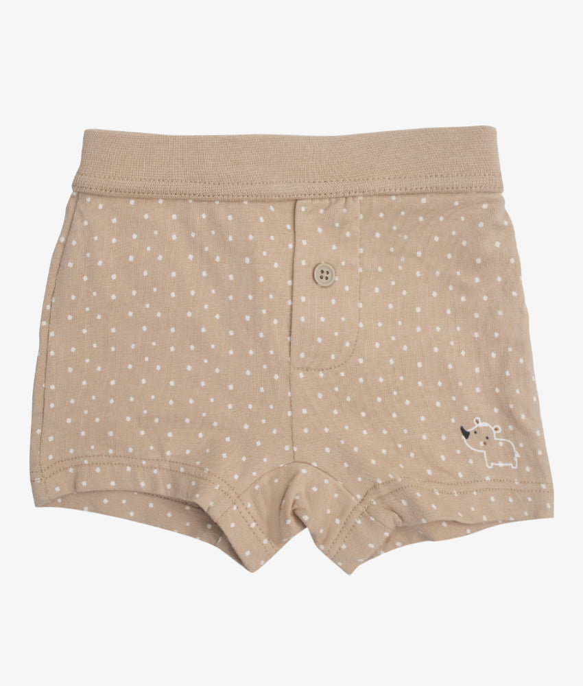 Elegant Smockers LK | Boys Boxer Shorts - Beige | Sri Lanka
