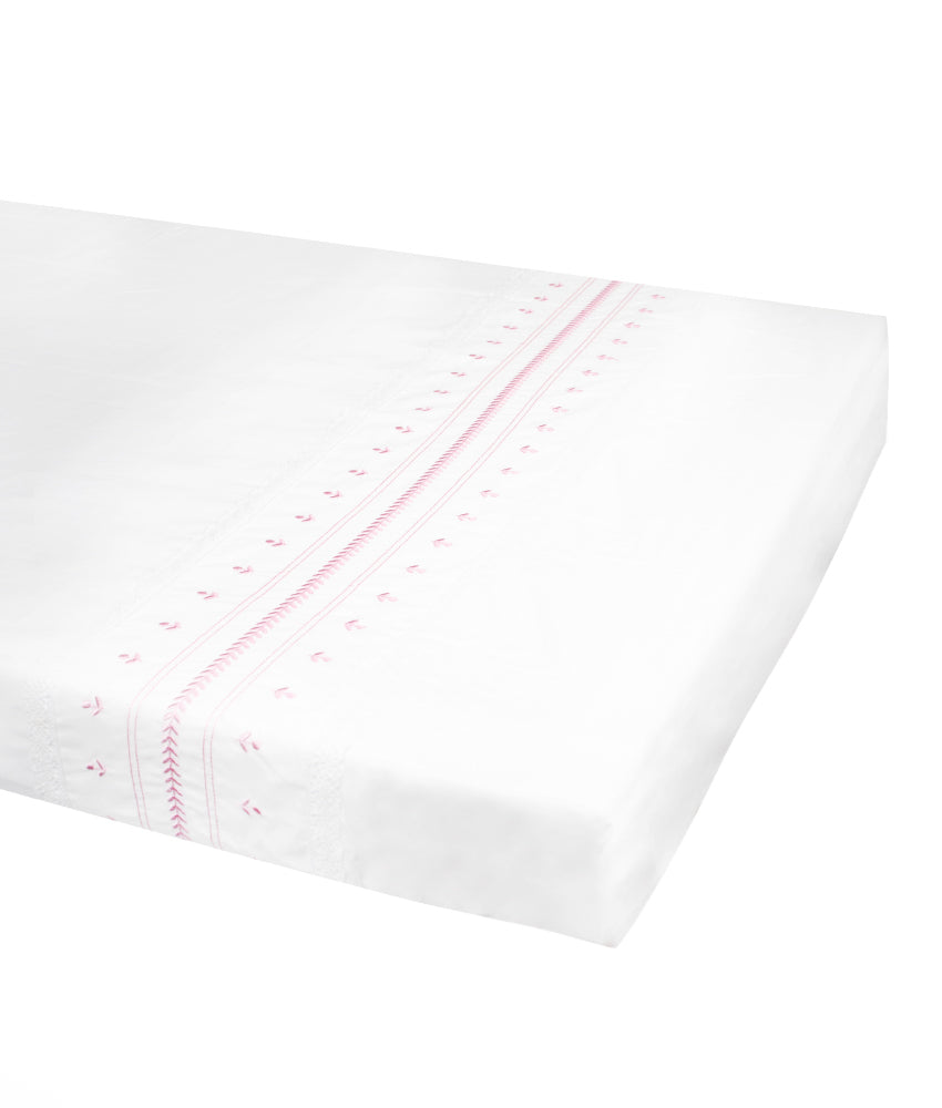 Elegant Smockers LK | Baby Cot Sheet – Eden Pink Theme | Sri Lanka