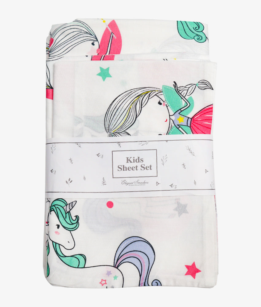 Elegant Smockers LK | Kids Bedding Set - Little Fairy Print | Sri Lanka