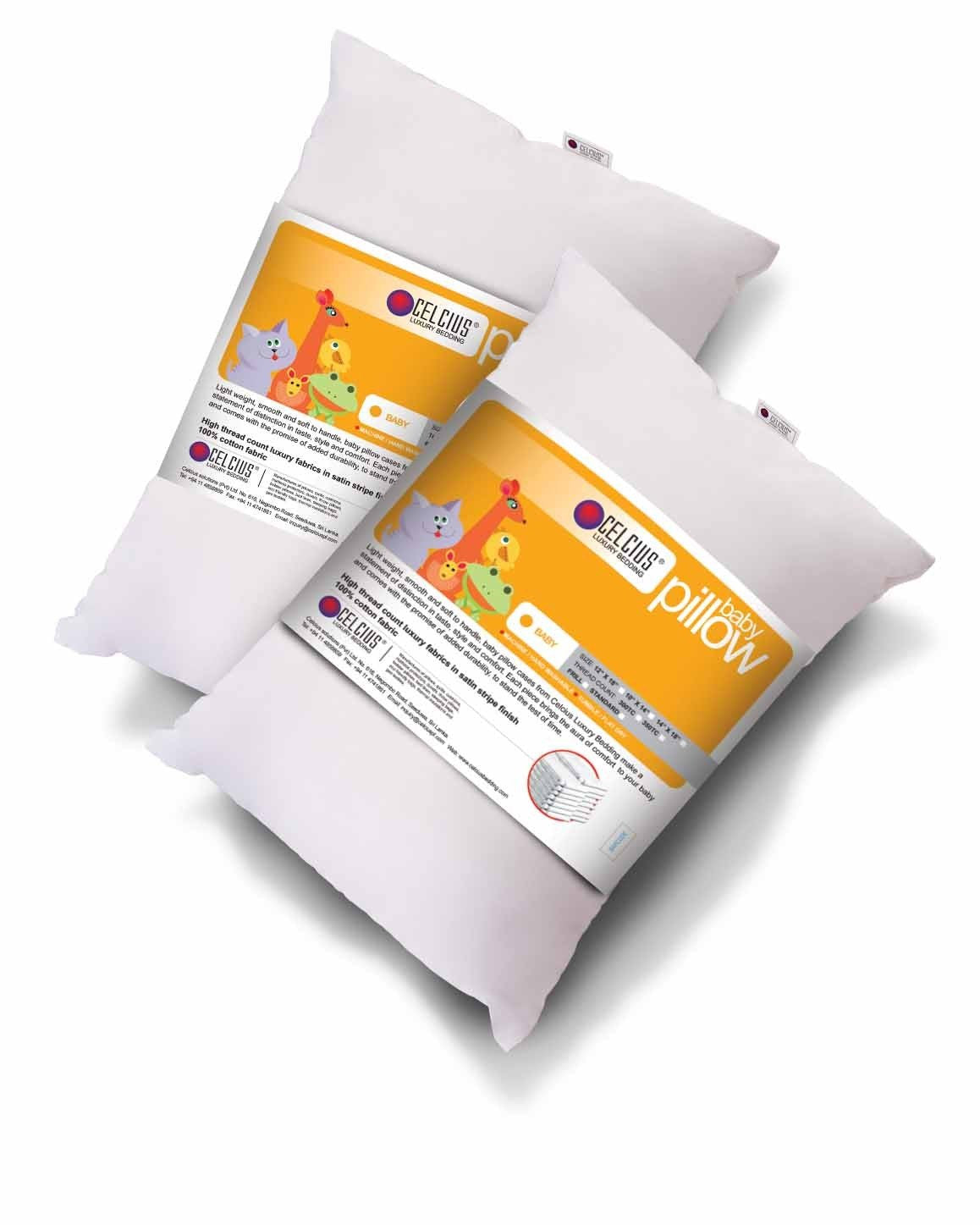 Elegant Smockers LK | Classic Toddler Pillow 12"x18" - Celcius | Sri Lanka