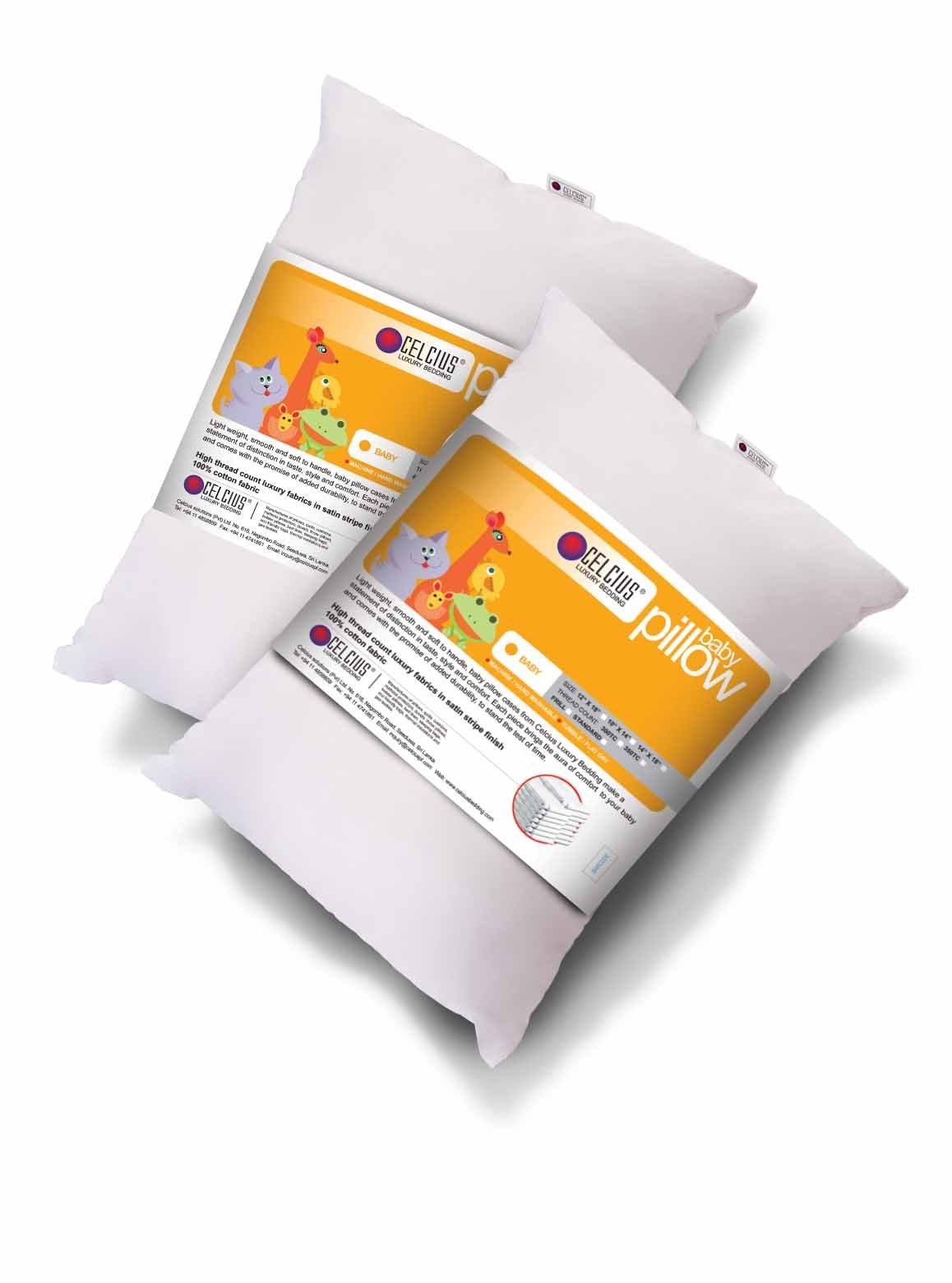 Elegant Smockers LK | Classic Toddler Pillow 12"x18" - Celcius | Sri Lanka