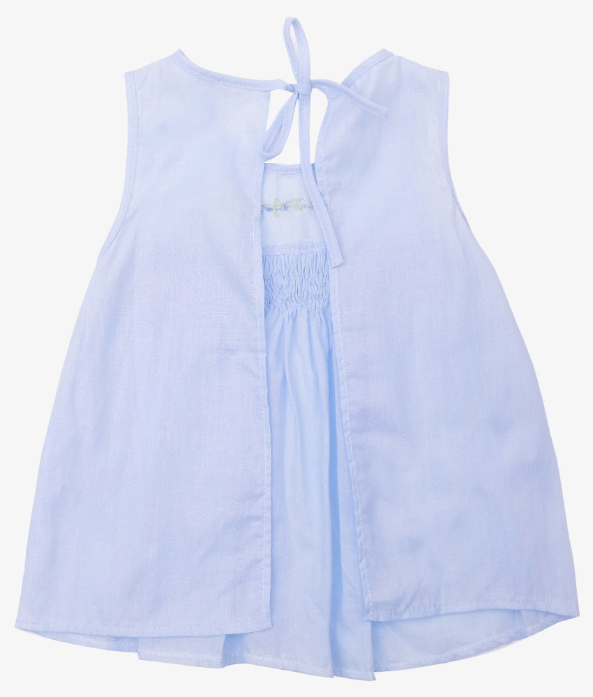 Elegant Smockers LK | Smocked Baby Shirts - Blue | Sri Lanka