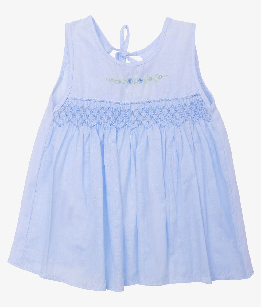 Elegant Smockers LK | Smocked Baby Shirts - Blue | Sri Lanka