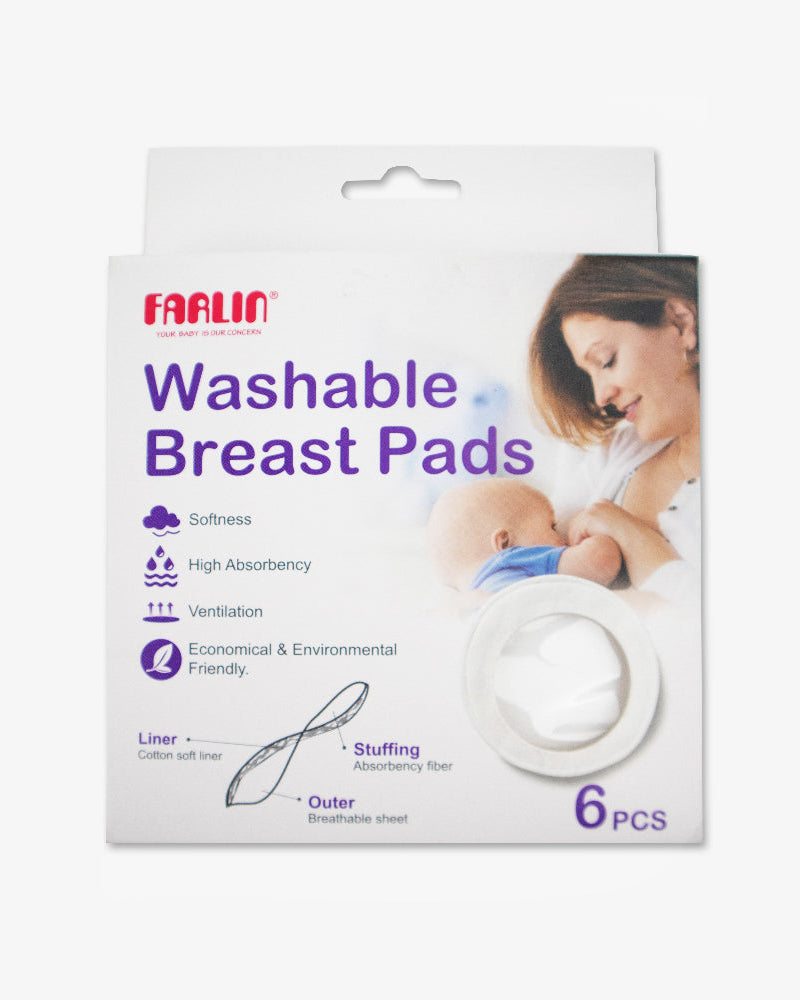 Elegant Smockers LK | Washable Breast Pads - Farlin | Sri Lanka