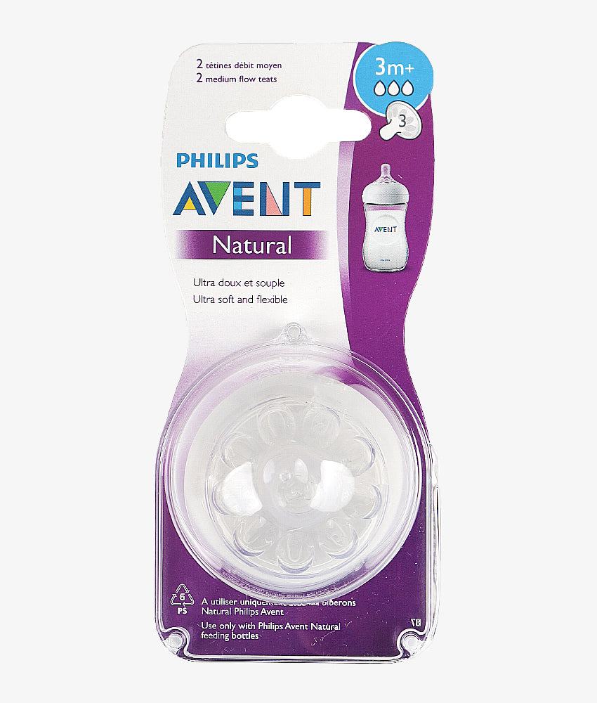 Elegant Smockers LK | Baby Bottle Teats - Philips AVENT Natural Medium Flow Nipple 3m+ | Sri Lanka 