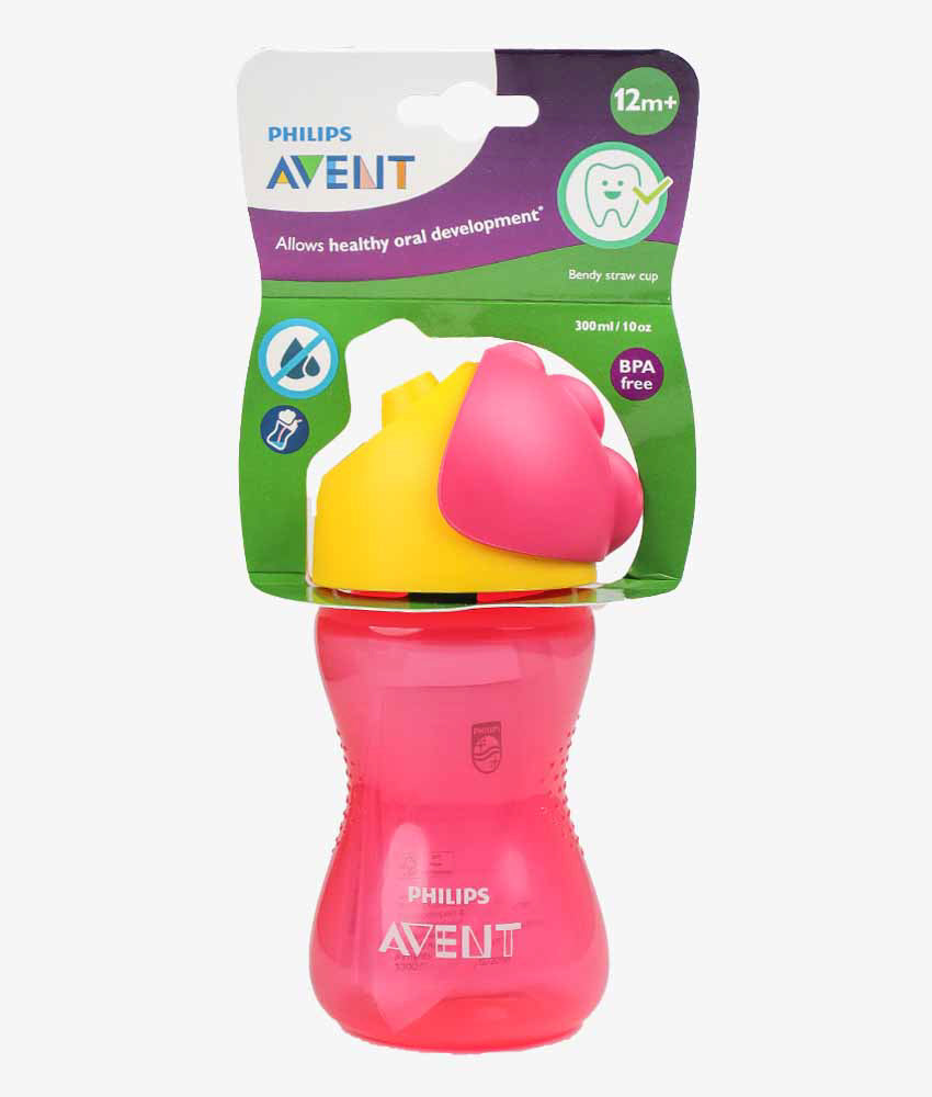 Elegant Smockers LK | Philip AVENT Bendy Straw Cup - 12m+ | Sri Lanka 