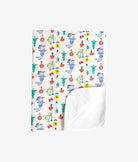 Elegant Smockers LK | Baby Rubber Sheet - Purple Rabbit Print | Sri Lanka 