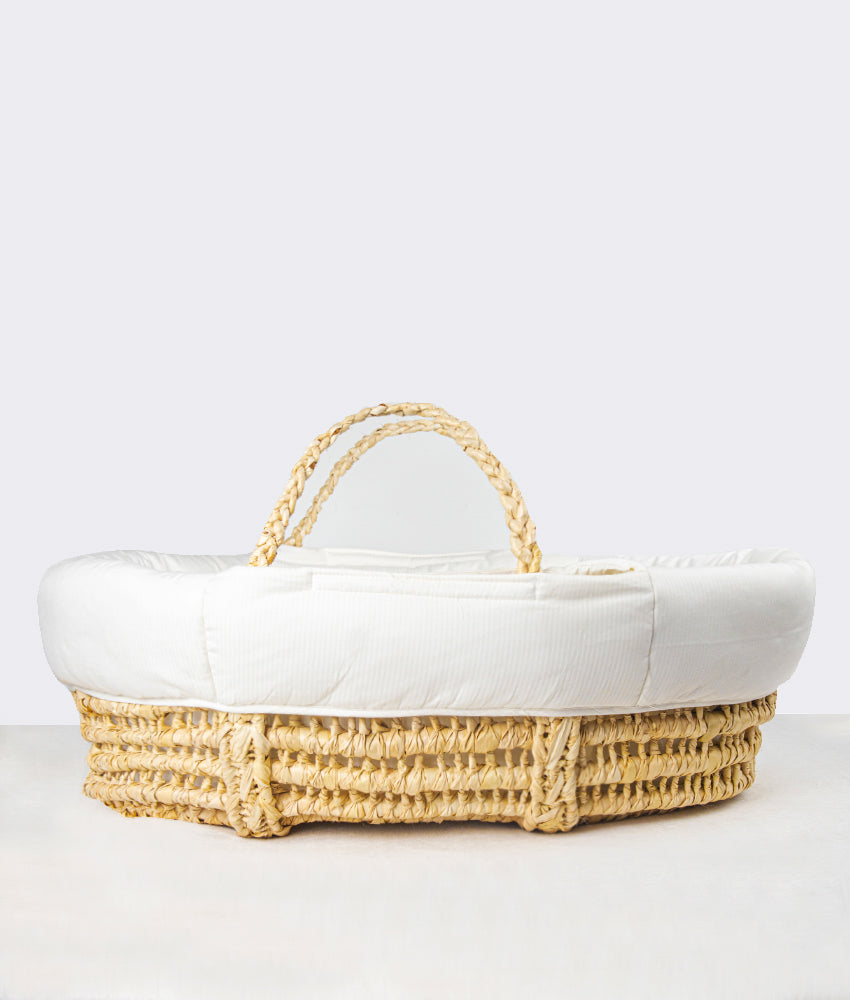 Elegant Smockers LK | Baby Moses Basket with Liner | Sri Lanka 