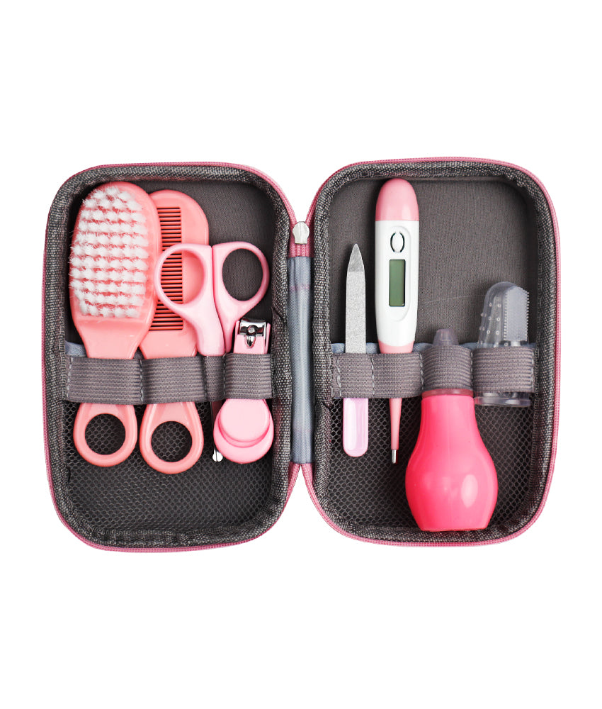 Elegant Smockers LK | Baby Care Kit 8pcs - Pink | Sri Lanka 