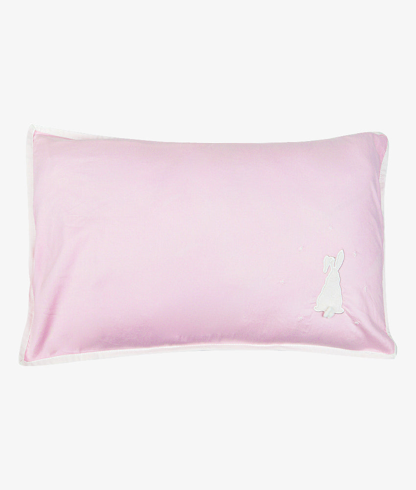 Elegant Smockers LK | Baby Pillow Covers - Pink Rabbit Theme | Sri Lanka 