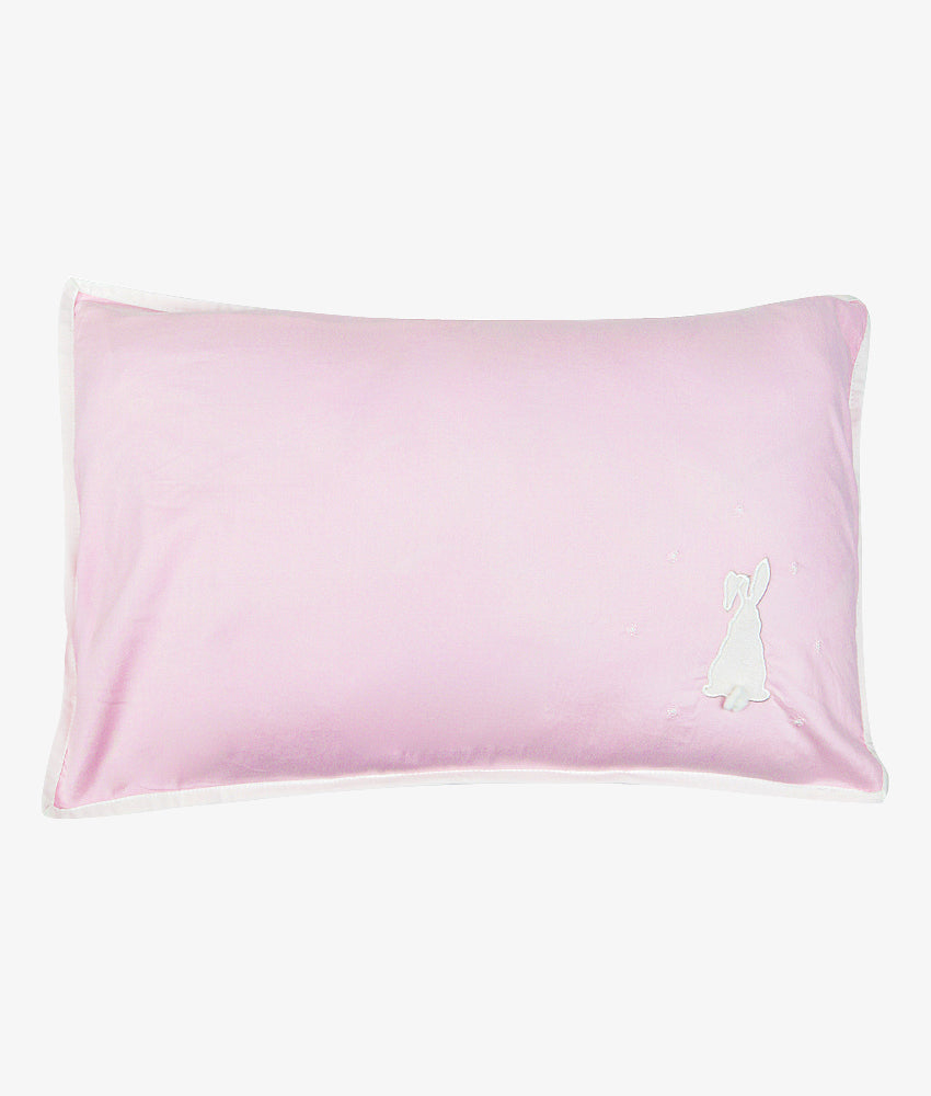 Elegant Smockers LK | Baby Pillow Covers - Pink Rabbit Theme | Sri Lanka 