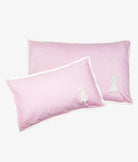 Elegant Smockers LK | Baby Pillow Covers - Pink Rabbit Theme | Sri Lanka 
