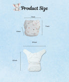 Elegant Smockers LK | Reusable Baby Nappy Wrap - Pink Teddy Print | Sri Lanka 