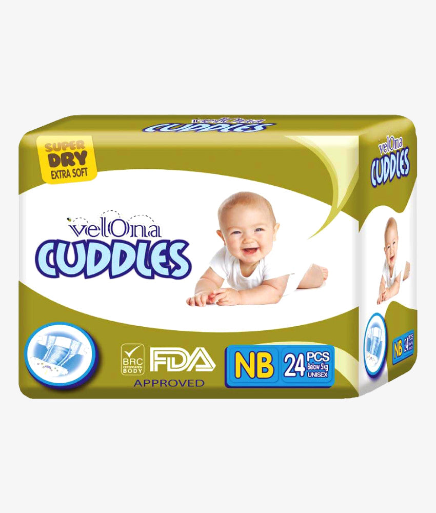 Elegant Smockers LK | Velona Cuddles Classic Baby Diapers - Jumbo Pack (New Born) | Sri Lanka 