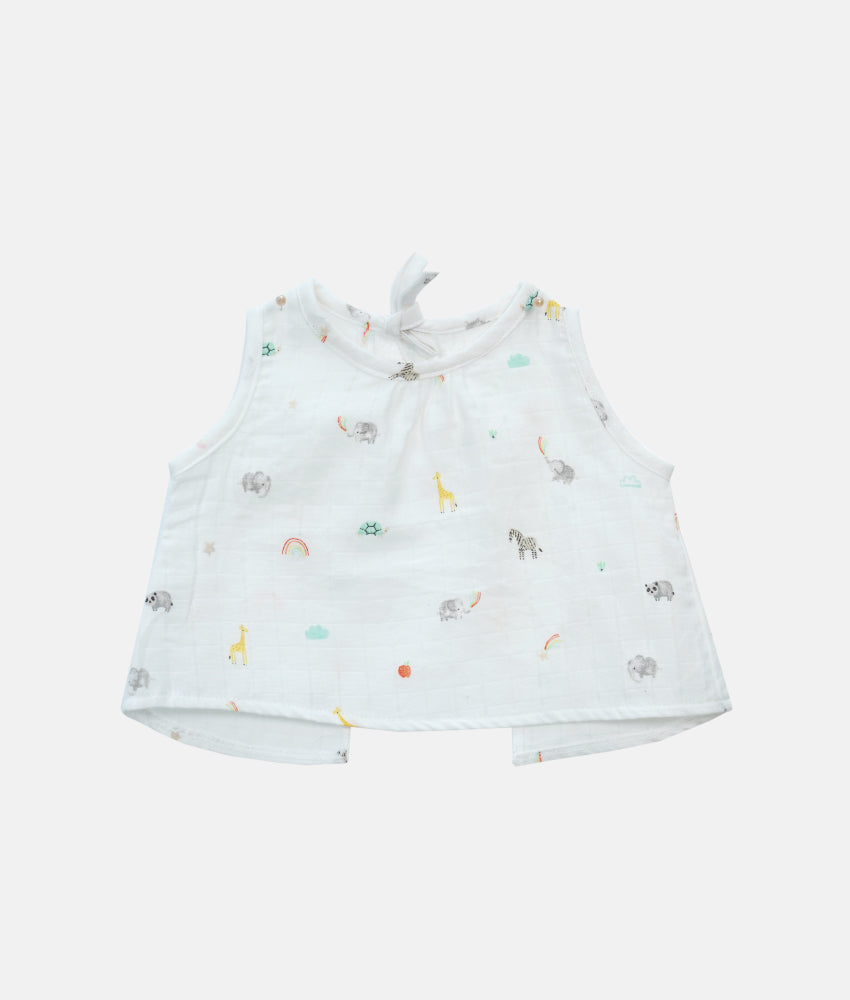 Elegant Smockers LK | Animal Rainbow Baby Shirt | Sri Lanka 