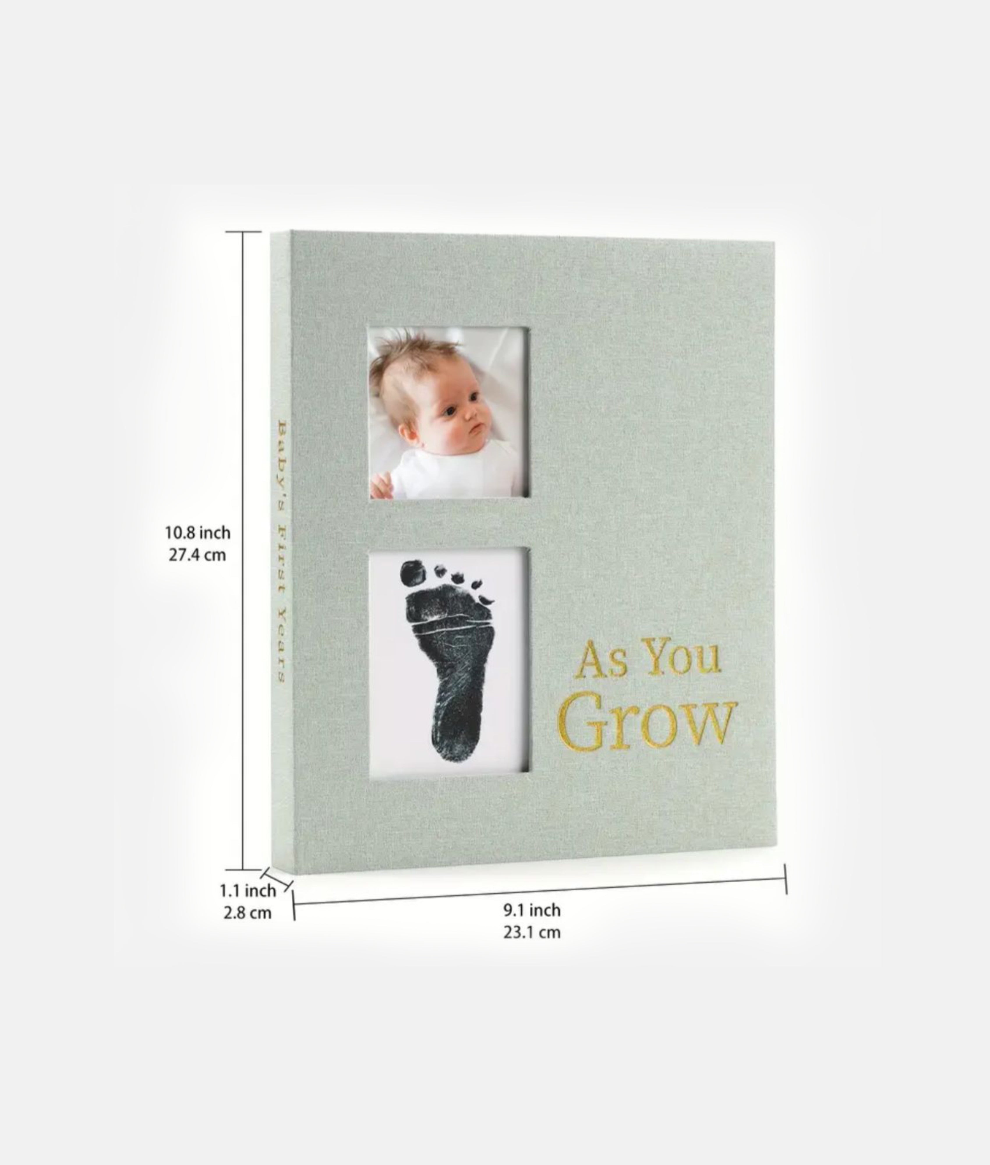 Elegant Smockers LK | As You Grow 5 Years Baby Journal - Green | Sri Lanka 