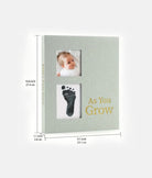 Elegant Smockers LK | As You Grow 5 Years Baby Journal - Green | Sri Lanka 