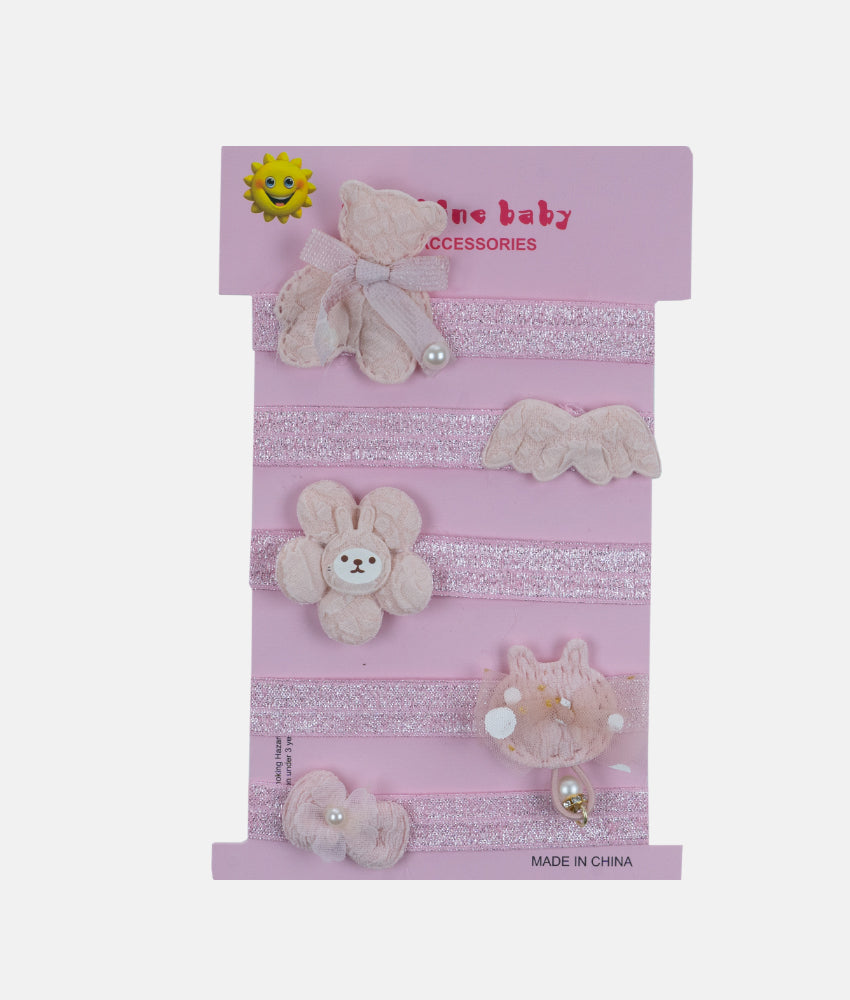 Elegant Smockers LK | Assorted Baby Headband - 5- Dusty Pink | Sri Lanka 