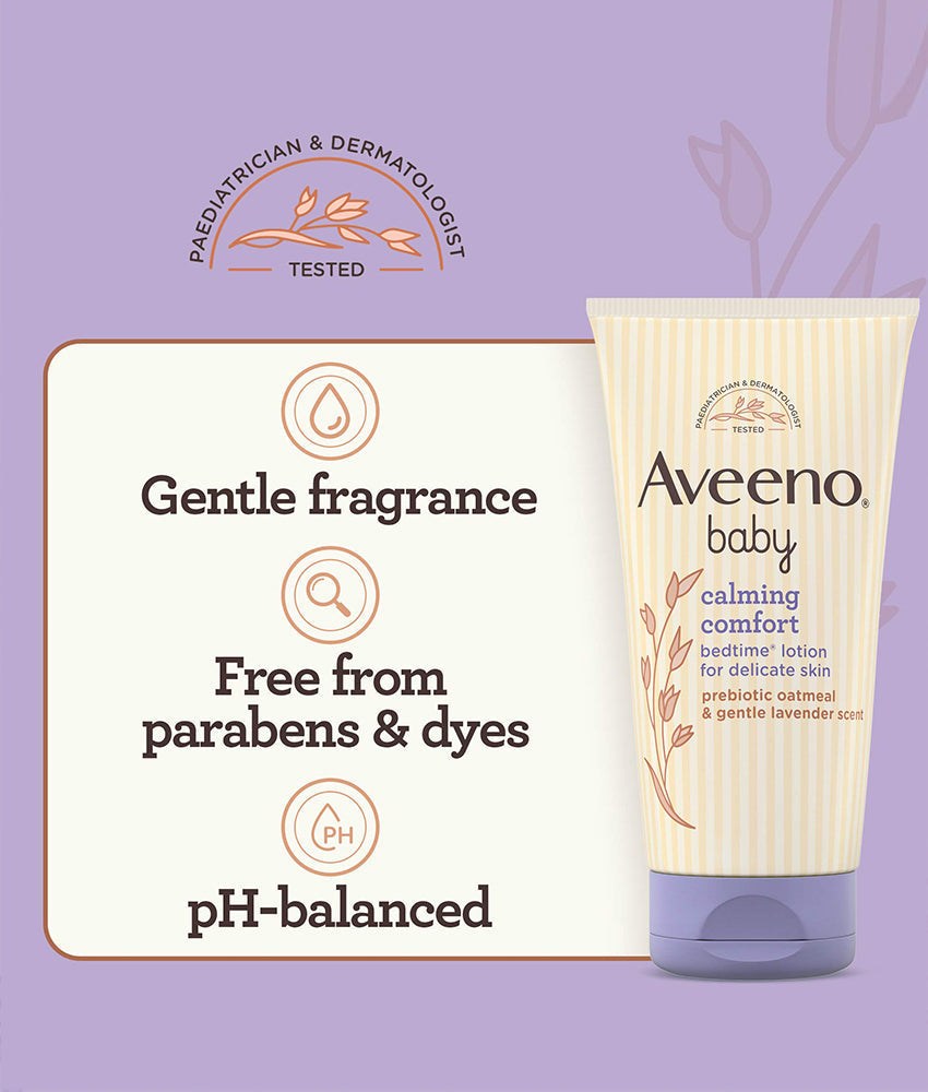 Elegant Smockers LK | Aveeno Baby Calming Comfort Bedtime Lotion - 150 ml | Sri Lanka 