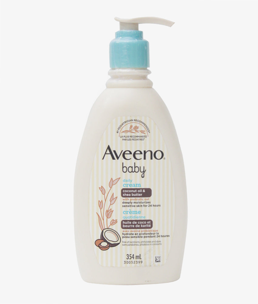 Elegant Smockers LK | Aveeno Baby Daily Cream - Coconut Oil & Shea Butter - 354ml | Sri Lanka 