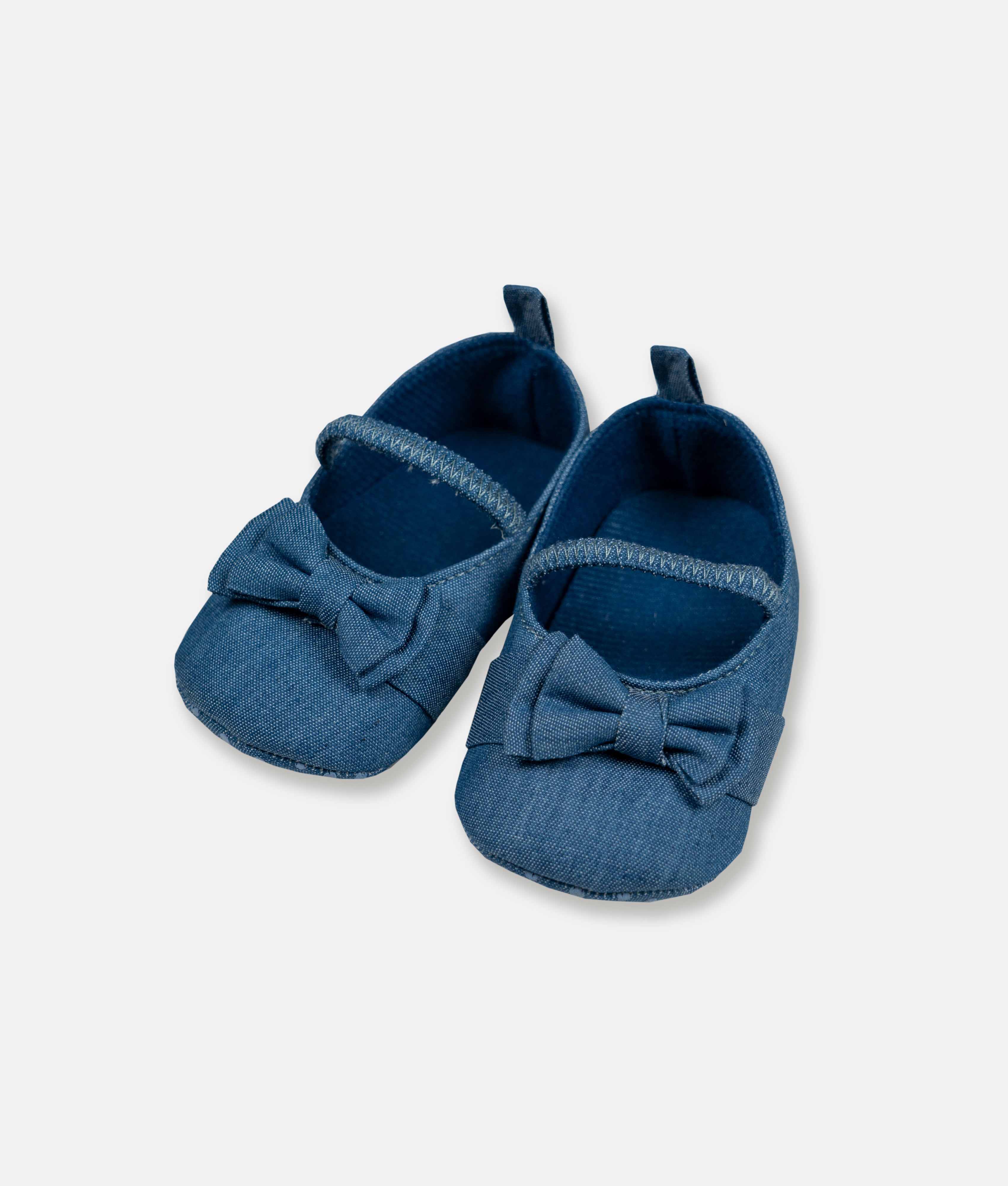 Elegant Smockers LK | Baby Ballerina Shoes - Navy Blue | Sri Lanka 