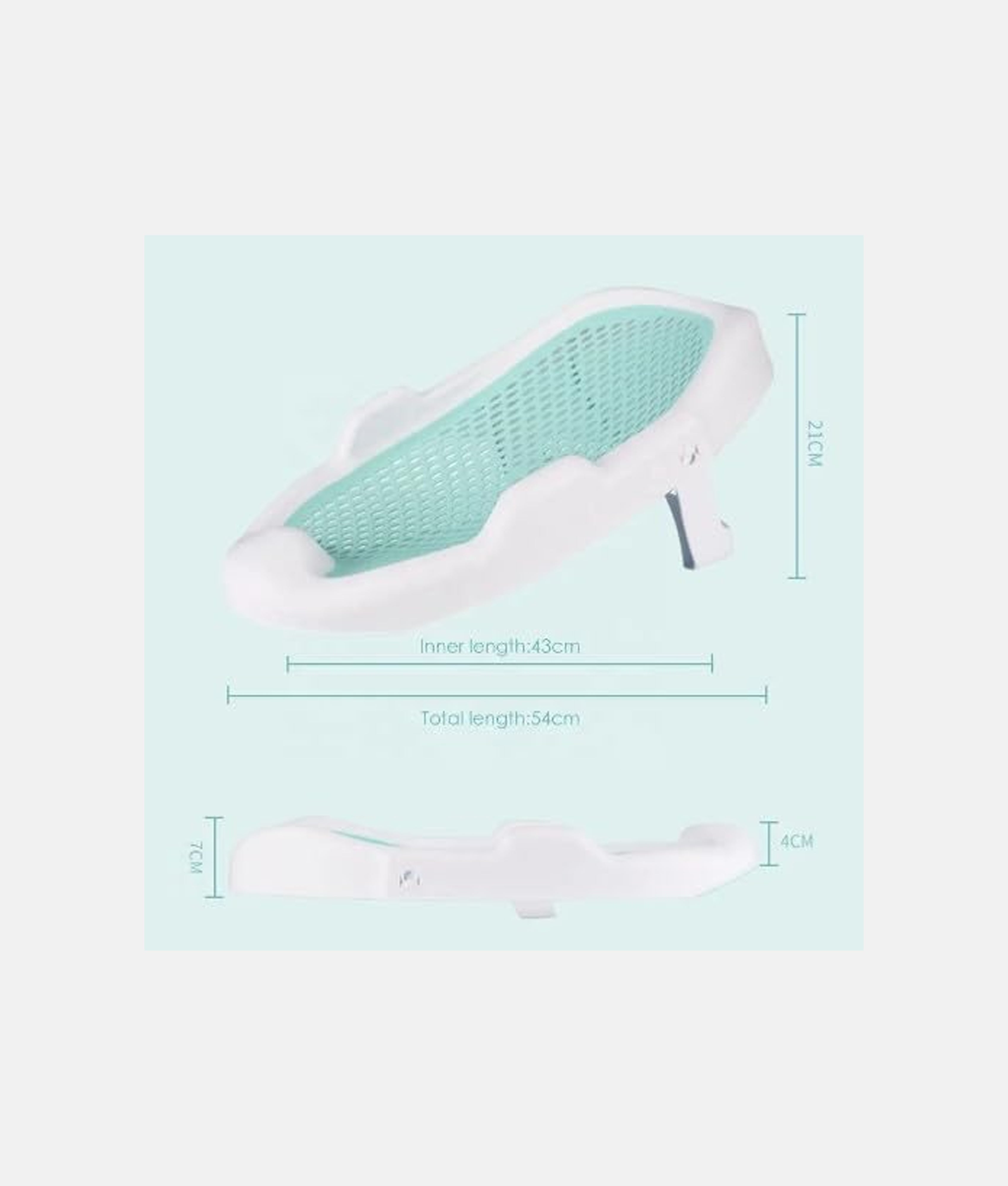 Elegant Smockers LK | Baby Bath Bed - Ash | Sri Lanka 