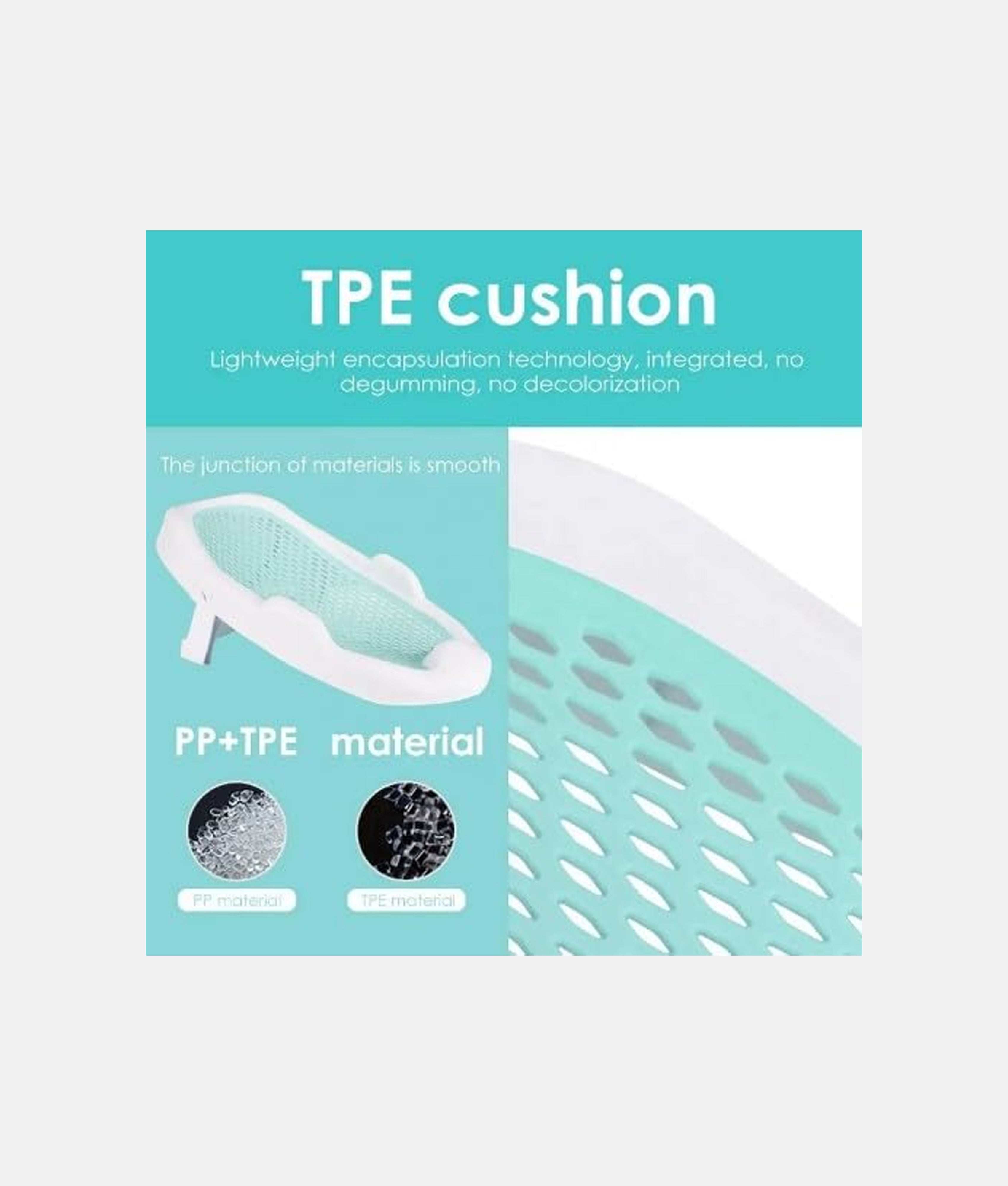 Elegant Smockers LK | Baby Bath Bed - Ash | Sri Lanka 