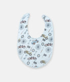 Elegant Smockers LK | Baby Bib & Spoon Set - Vehicle Print | Sri Lanka 
